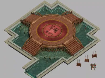 Beijing City - Athletics - Yantai 3D model