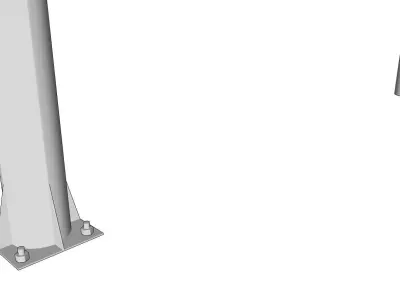 Light Pole - Lamp Post 10 3D model