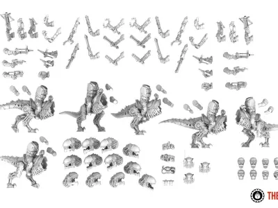 Ironblood - Mounted Rangers 3D print model