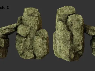 Rock Pack vol 5 Low-poly 3D model