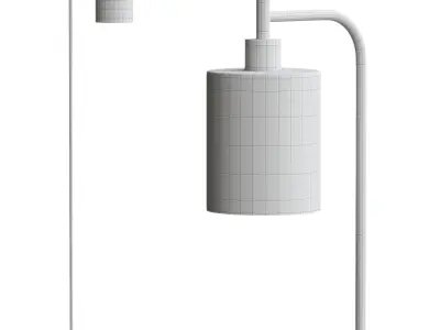 Tangkula Industrial Floor Lamp 3D model