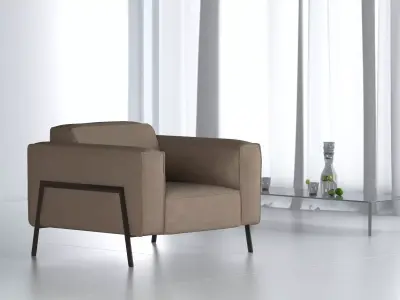 Bacio Armchair 3D model