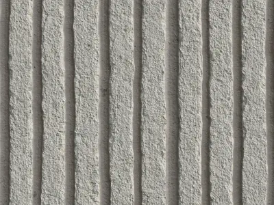 Ribbed Plaster 01 - Seamless Texture