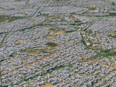 Bouake - Cote d Ivoire 3D model