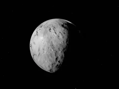 Haumea fictional Low-poly 3D model