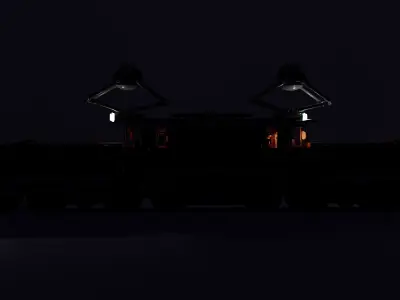 A train lego christmas Free 3D model