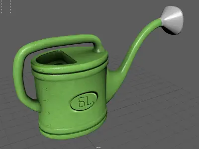 Watering Can Low-poly 3D model