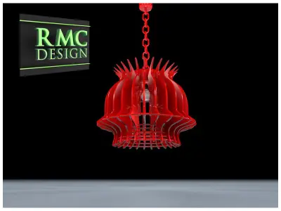 Chandelier 03 By RMC Design 3D model