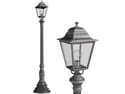 Classic street Outdoor landscape light Lamp Lantern 3D model
