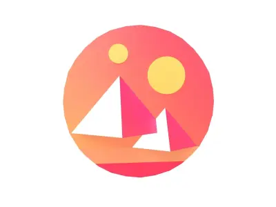 Decentraland Coin v1 001 Low-poly 3D model