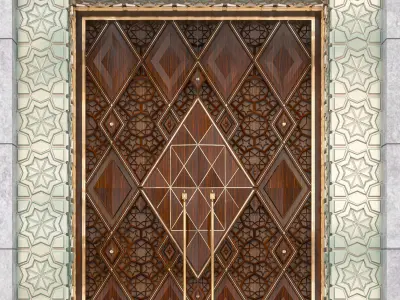 Oriental Gate 3D model