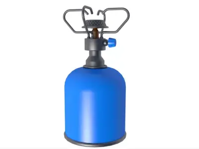 Portable Camping Gas 3D model