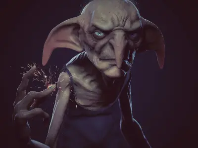 House-Elf Kreacher Low-poly 3D model