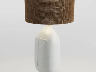 DaLo Important ceramic idol lamp base by GALERIE RIVIERA 3D model