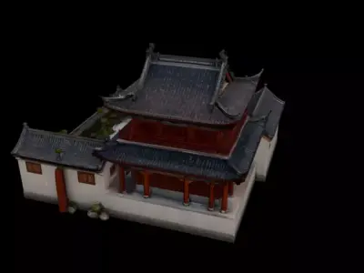 courtyard 3D model