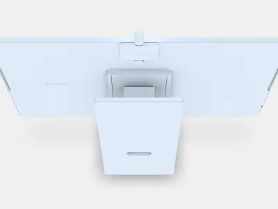 32 Smart Monitor M80D UHD USB-C with Speakers  Remote Warm White 3D model