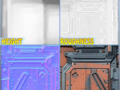 Sci-FI Seamless Texture Texture