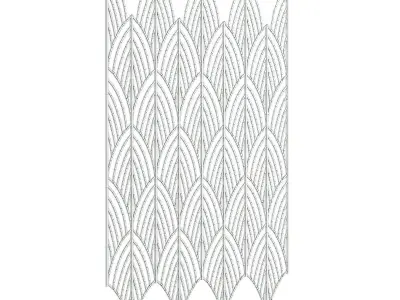 White Wall Frame 3D model