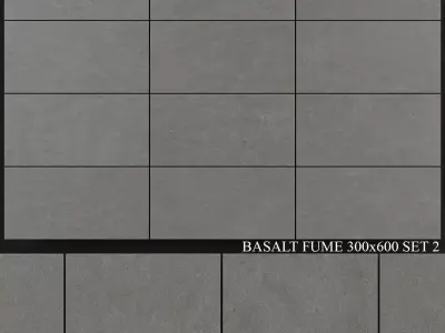 Yurtbay Seramik Basalt Fume 300x600 Set 2 3D model