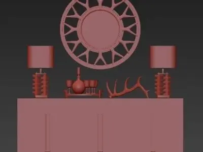 chest of drawers 36 3D model