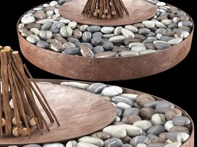 Fire Pit Zen Ak47  3D model