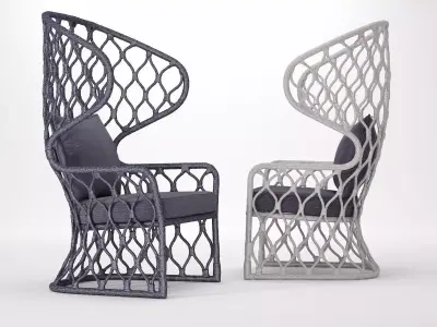 Painho Lounge Chair 3D model