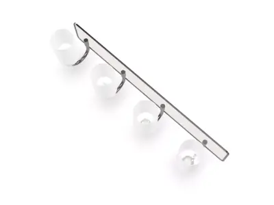 Satin Nickel Bathroom Vanity Light Wall Light Low-poly 3D model