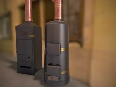  Papal Conclave Stoves with Chimney PBR 