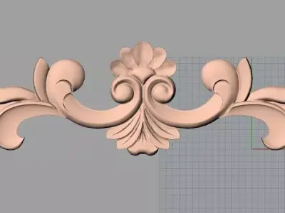 CNC 3D relief design STL format file used for artcam aspire E711 3D model