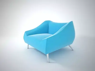 07 CARMEL CHAIR 3D model