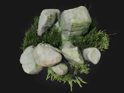 Rocky Haven  Shelter Amid the Stones 3D model