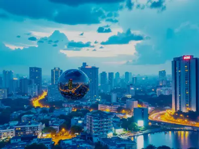 HDRI Night - Reimagined Ho Chi Minh City - V7 3D model