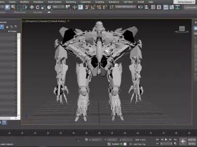 Transformers Starscream High Quality 3Ds Model 3D model