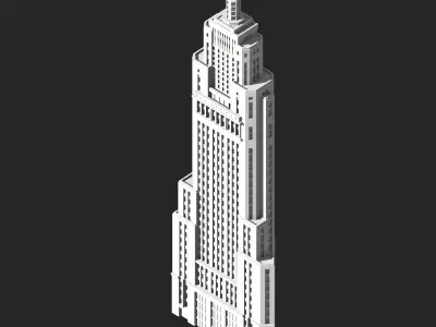Altino Arantes Building 3D print model