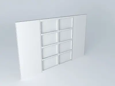 common window regular window Free 3D model