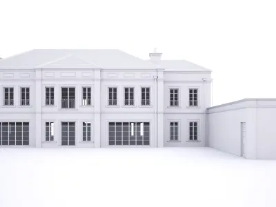 British House Alderton Hill 3D model