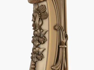 stair column for cnc 3D model