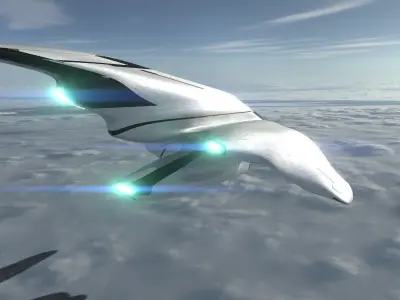 Bomber Spaceship 3D model