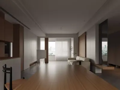 Modern Apartment 3D Model 3D model