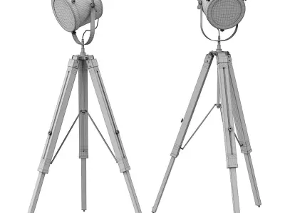 Tripod floor lamp TRIBECA 3D model