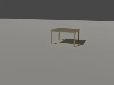 Minimalist Furniture Pack Low-poly 3D model