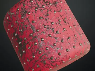 Scratched Metal Panel PBR Seamless Texture