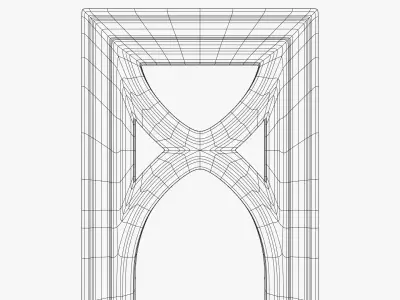 Gothic Window 3D model
