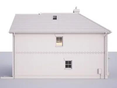 British House Cannon Court Road 3D model