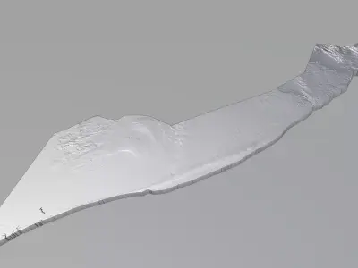 Somalia Terrain Country 3D model