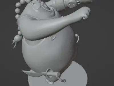 One Piece Wano Queen 3D print model