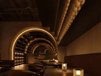 night club  interior 3D model