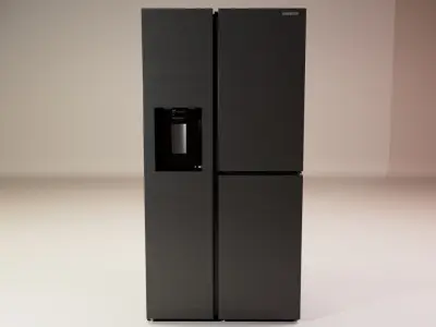 Samsung Refrigerator RS5000DC with inner stuffs Low-poly 3D model
