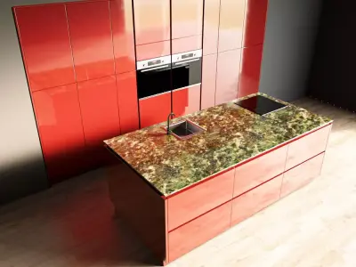 59-Kitchen11 glossy 5 3D model