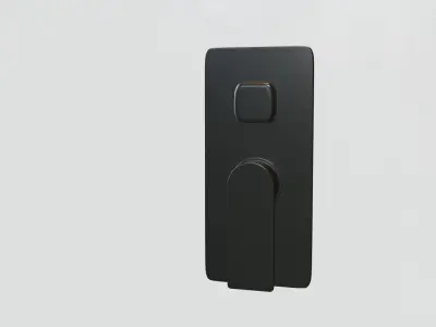 Bathroom water faucet Low-poly 3D model
